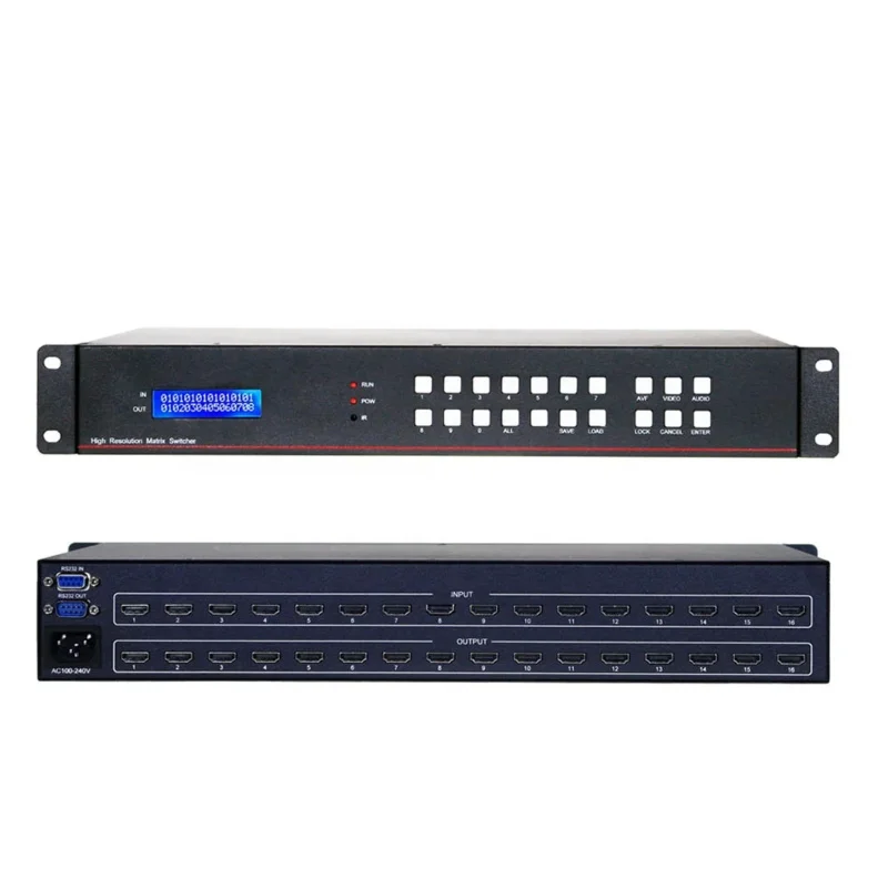 ETV 16 in 16 Out Video matrix Switcher