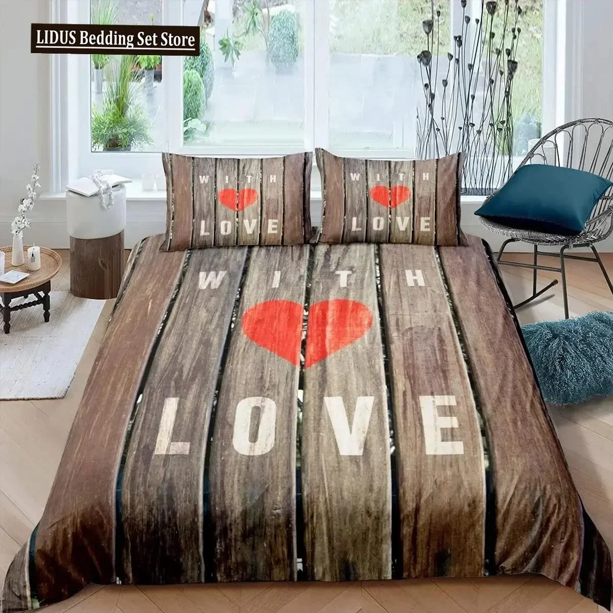 3D Wood Barn Door Duvet Cover Set Western King Size Rustic Bedding Set Wooden Farmhouse Country Style Polyester Quilt Cover
3D Wood Barn Door Duvet Cover Set Western King Size Rustic Bedding Set Wooden Farmhouse Country Style Polyester Quilt Cover