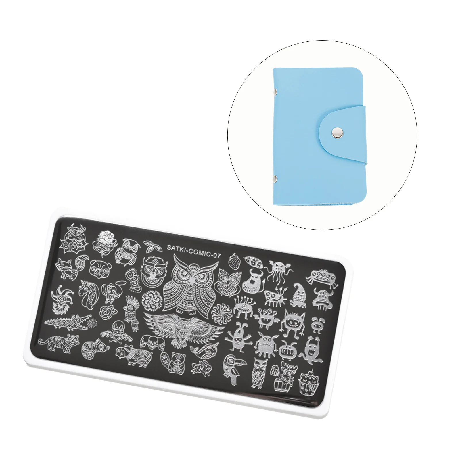 2 Pcs Nail Stamp Plate Organizer Card Holder Plates Bag Storage Pouch for Manicure
2 Pcs Nail Stamp Plate Organizer Card Holder Plates Bag Storage Pouch for Manicure