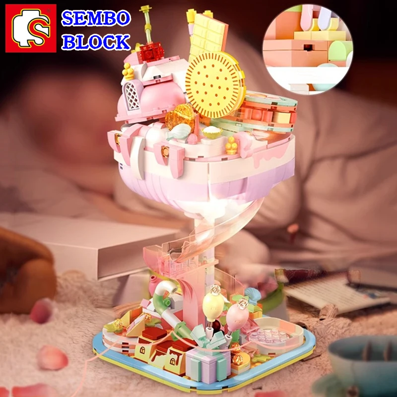 Конструктор SEMBO высокой сложности, модель Кубка торта, фигурки серии candy планеты, милые детские игрушки, украшения и подарки
Конструктор SEMBO высокой сложности, модель Кубка торта, фигурки серии candy планеты, милые детские игрушки, украшения и подарки