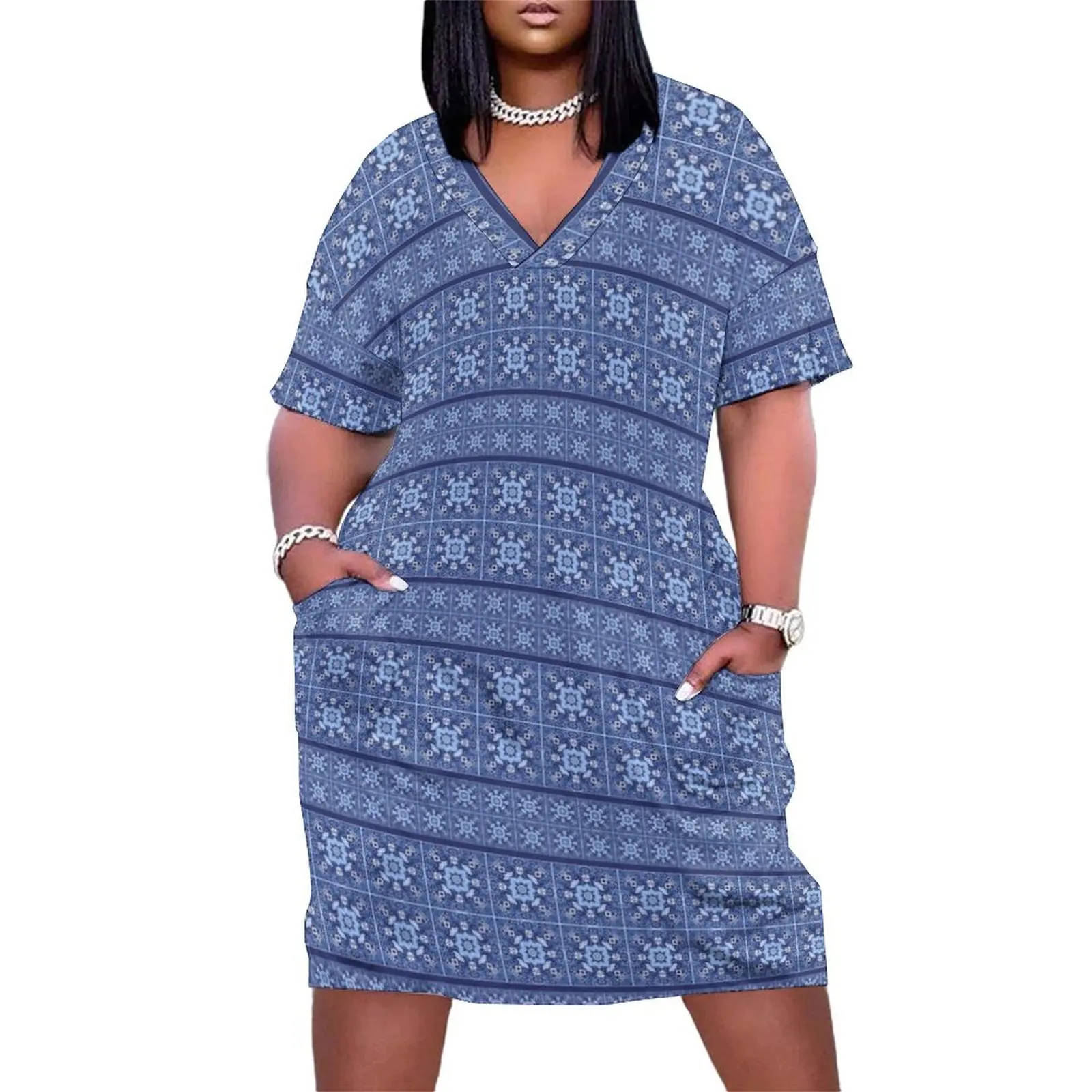 Portuguese azulejo tiles. Loose Pocket Dress luxury evening dresses 2025 Bridesmaid dress woman dresses for prom
Portuguese azulejo tiles. Loose Pocket Dress luxury evening dresses 2025 Bridesmaid dress woman dresses for prom
