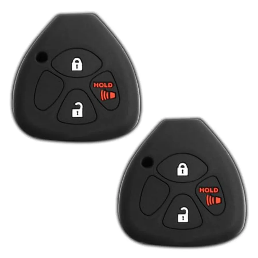 Keyless Entry Remote Car Key Fob Shell Cover Rubber Protective Case for Matrix Vibe Venza Rav4 Scion tC xB xD Pack of 2
Keyless Entry Remote Car Key Fob Shell Cover Rubber Protective Case for Matrix Vibe Venza Rav4 Scion tC xB xD Pack of 2