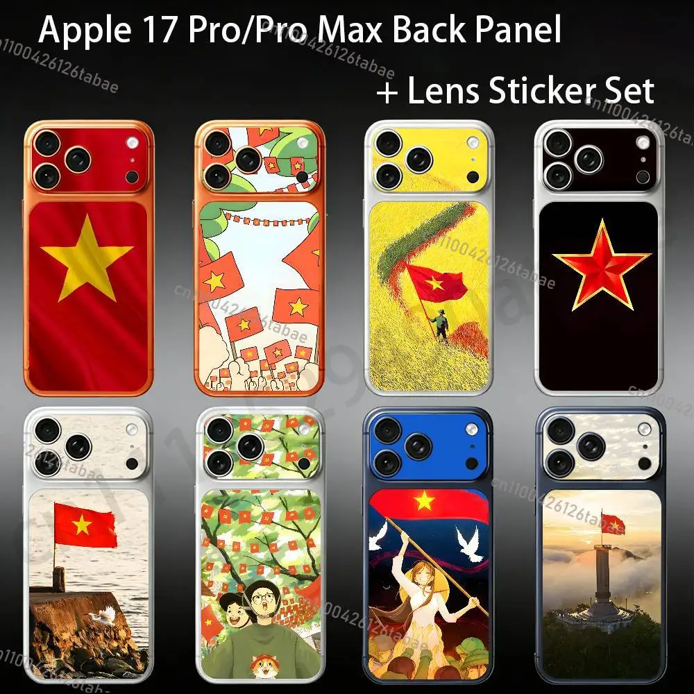 Vietnam For iPhone 17Pro/ProMax Battry Back Cover with Camera Decal Skin Rear Protective Sticker Film
Vietnam For iPhone 17Pro/ProMax Battry Back Cover with Camera Decal Skin Rear Protective Sticker Film
