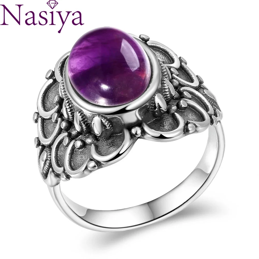 Oval Amethyst S925 Silver Rings Gemstone Natural Amethyst Rings for Girl Wedding Engagement Jewelry Dropshipping
Oval Amethyst S925 Silver Rings Gemstone Natural Amethyst Rings for Girl Wedding Engagement Jewelry Dropshipping