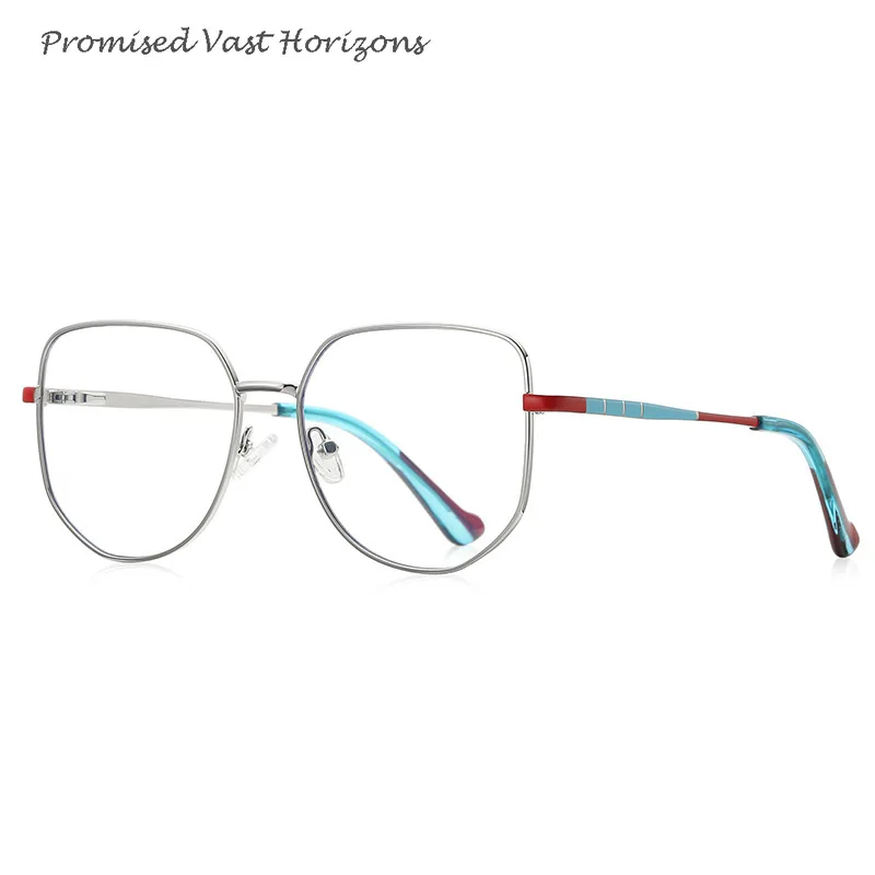 Female Metal Alloy Color Matching Gold Black Special Front Shape Frame Eyeglasses Personality Blue Light Blocking Optical Frame
Female Metal Alloy Color Matching Gold Black Special Front Shape Frame Eyeglasses Personality Blue Light Blocking Optical Frame