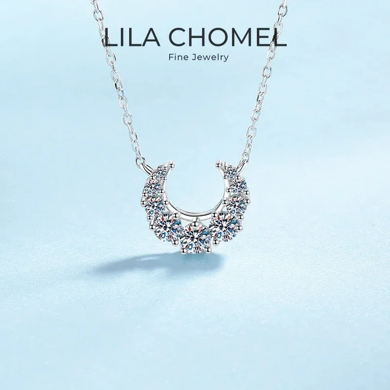 Lady Birthday Gift 18K White Gold Women Wedding Necklaces 0.66CT Moissanite Diamond Daughter PT950 Platinum Girl Valentine's Day
Lady Birthday Gift 18K White Gold Women Wedding Necklaces 0.66CT Moissanite Diamond Daughter PT950 Platinum Girl Valentine's Day