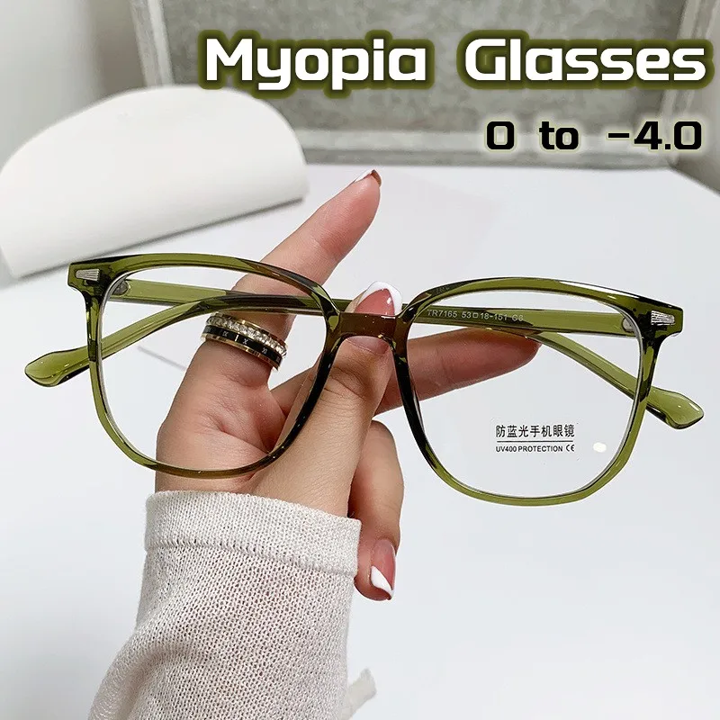 Luxury Oversized Myopia Glasses Unisex Women Men Anti-blue Light Minus Sight Prescription Eyeglasses Vintage Optical Spetacle
Luxury Oversized Myopia Glasses Unisex Women Men Anti-blue Light Minus Sight Prescription Eyeglasses Vintage Optical Spetacle