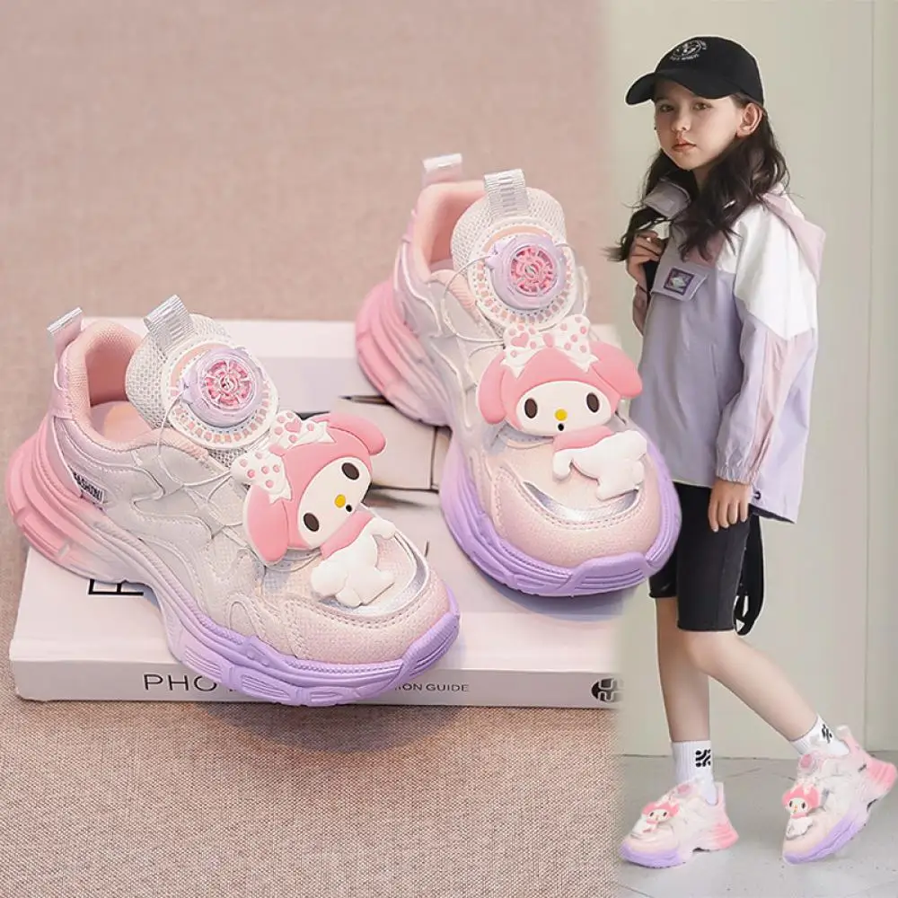 Детская повседневная обувь Kawaii Sanrio в стиле аниме My Melody, детская спортивная обувь с милыми героями мультфильмов, удобные кроссовки, подарки для девочек
Детская повседневная обувь Kawaii Sanrio в стиле аниме My Melody, детская спортивная обувь с милыми героями мультфильмов, удобные кроссовки, подарки для девочек