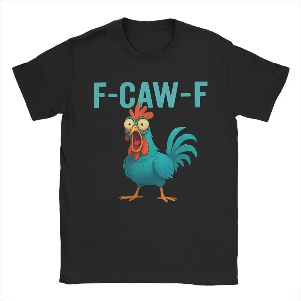 F-CAW-F Футболка Fun Rooster Farm Animal с юмористическими птицами для мужчин и женщин, топ с короткими рукавами из чистого хлопка
F-CAW-F Футболка Fun Rooster Farm Animal с юмористическими птицами для мужчин и женщин, топ с короткими рукавами из чистого хлопка