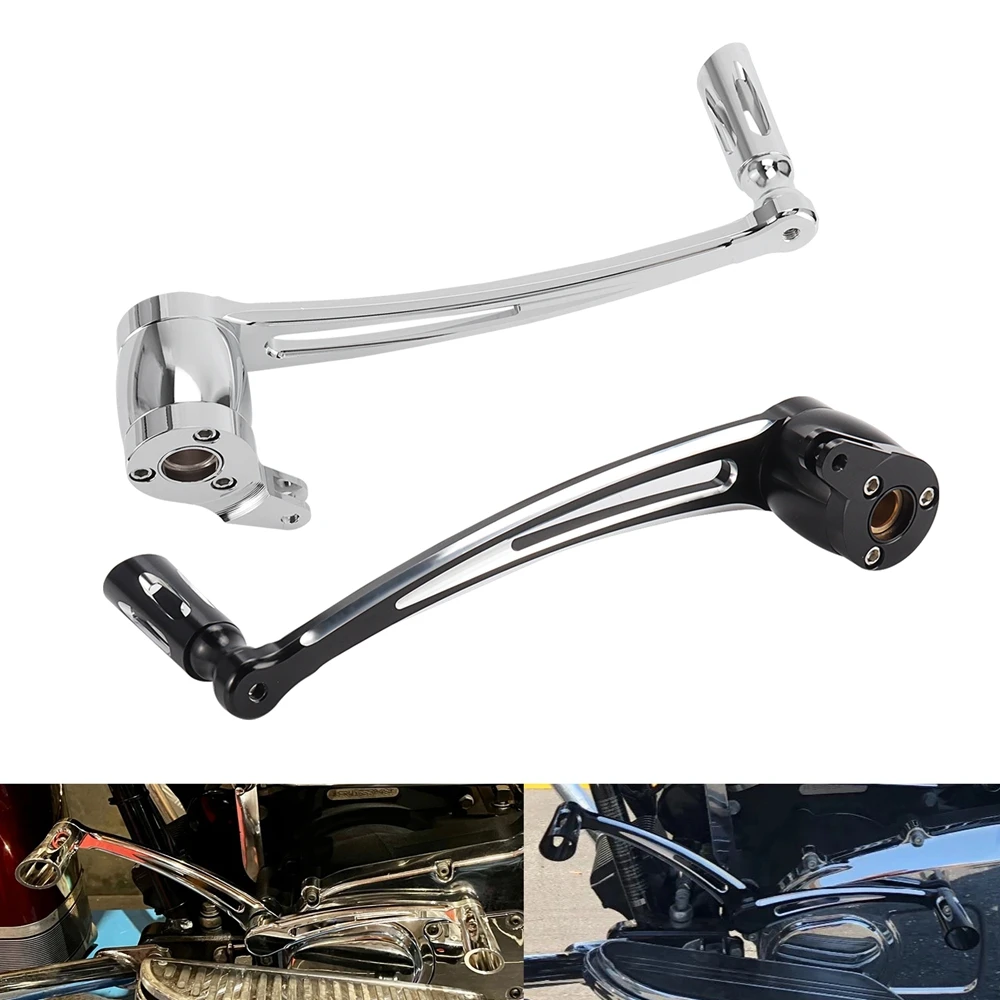 Мотоциклетный черный/хромированный рычаг переключения передач на пятке с подножками переключения передач, комплект педалей тормозного рычага для Harley Touring 08-19 Electra Street Glide
Мотоциклетный черный/хромированный рычаг переключения передач на пятке с подножками переключения передач, комплект педалей тормозного рычага для Harley Touring 08-19 Electra Street Glide