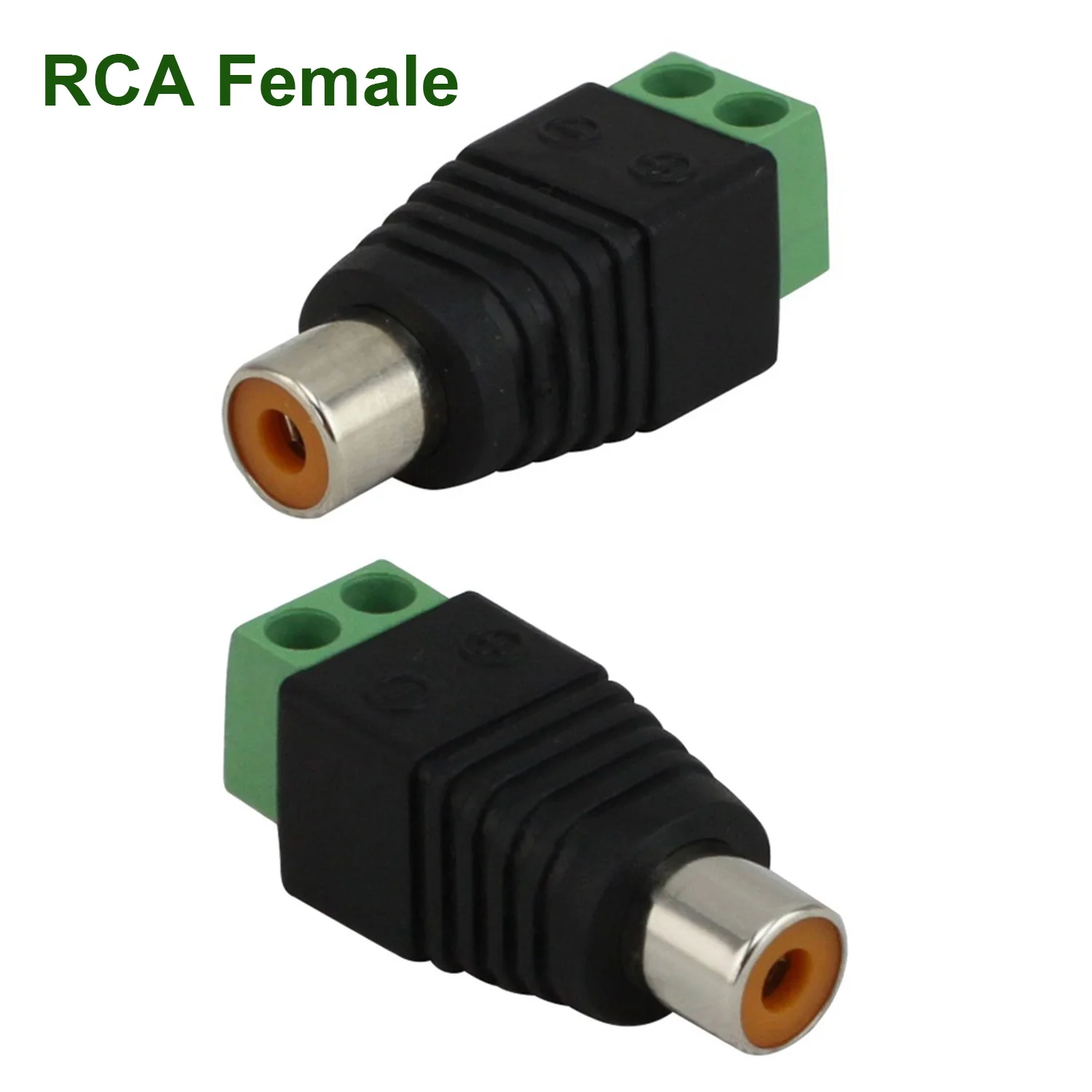2pcs Phono RCA Female To AV Screw Terminal Plug Audio Video Solderless Speaker Wire Connector CCTV Video Balun
2pcs Phono RCA Female To AV Screw Terminal Plug Audio Video Solderless Speaker Wire Connector CCTV Video Balun