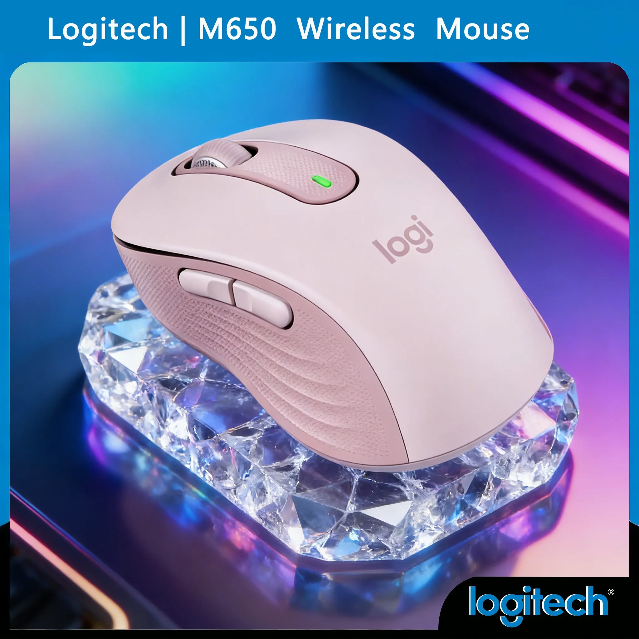 Logitech M650 /M650L Quiet Environment Mouse Silent Tech Library Multi-Device Compatible