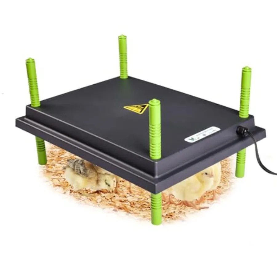 Tetuga Chick Heatg Plate - 12 x 16 ch Chicken Heater Plate for Chicks with Adjustable Height and Angle - 30W Safer Than Brooder
Tetuga Chick Heatg Plate - 12 x 16 ch Chicken Heater Plate for Chicks with Adjustable Height and Angle - 30W Safer Than Brooder