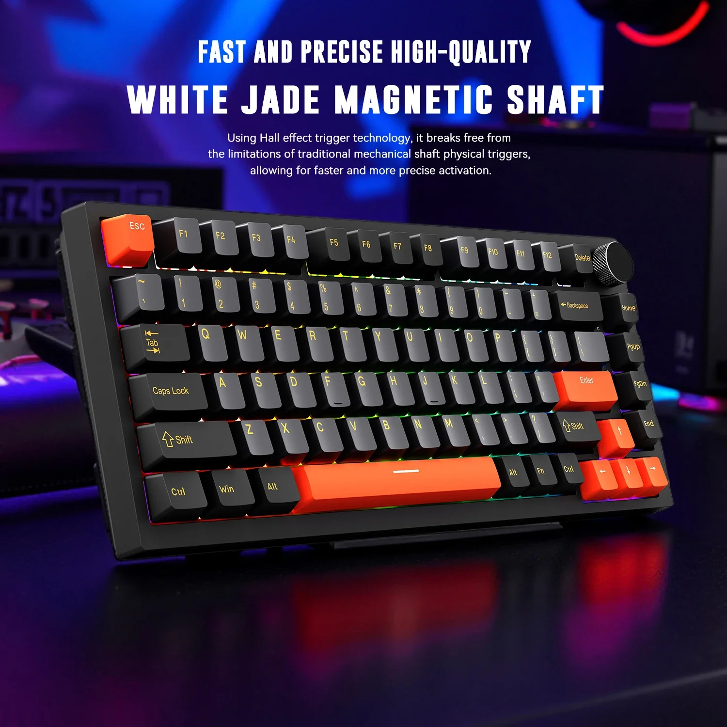 Проводная механическая клавиатура с магнитной осью 0,125 мс, быстрый отклик, профессиональная конкурентоспособная игровая клавиатура
Проводная механическая клавиатура с магнитной осью 0,125 мс, быстрый отклик, профессиональная конкурентоспособная игровая клавиатура