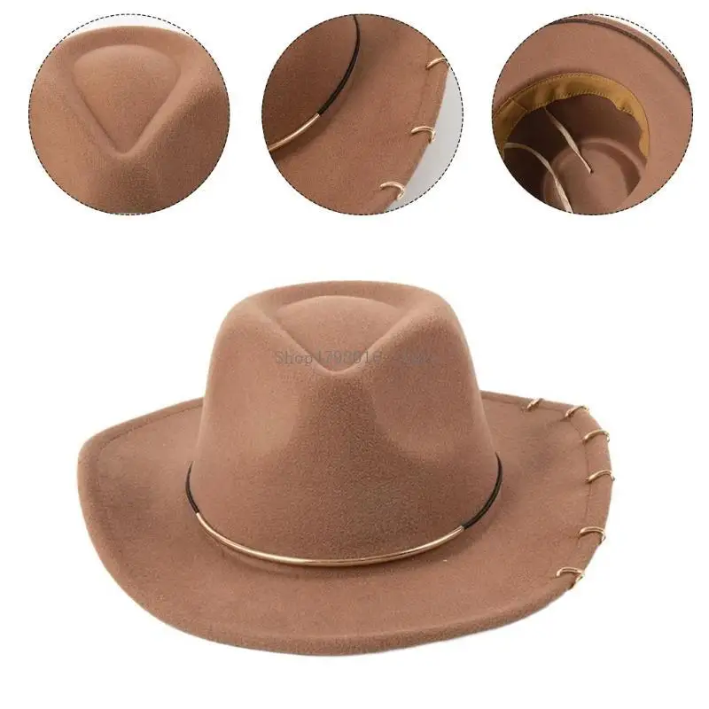 Classical Fedoras Hat for Masquerades Dress Up Gentleman Hat with Roll Brims Adult CarnivalParty Cowboy Hat Photo Headwear
Classical Fedoras Hat for Masquerades Dress Up Gentleman Hat with Roll Brims Adult CarnivalParty Cowboy Hat Photo Headwear