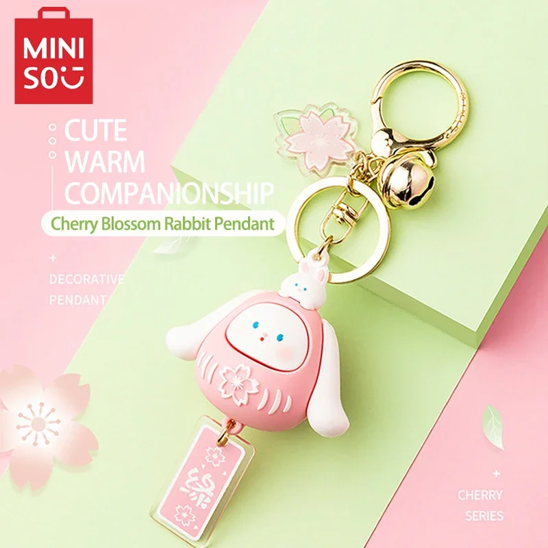 MINISO Cherry Blossom Rabbit Dharma Pendant Keychain School Bag Chain Kawaii Decoration Children's Toy Christmas Birthday Gift
MINISO Cherry Blossom Rabbit Dharma Pendant Keychain School Bag Chain Kawaii Decoration Children's Toy Christmas Birthday Gift