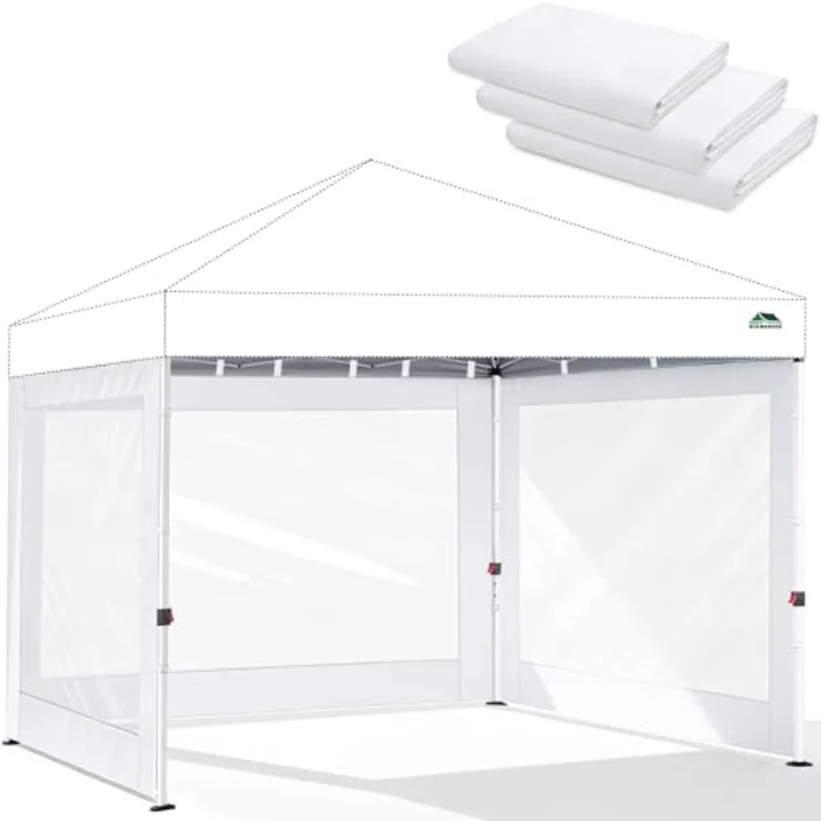 12x12 Pop Up Tent Clear Canopy for Sunwalls, 3 Pack, White, UV-Resistant PVC Material
12x12 Pop Up Tent Clear Canopy for Sunwalls, 3 Pack, White, UV-Resistant PVC Material