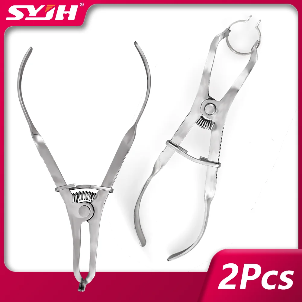 2 Pcs Dental Orthodontic Instrument Pliers Matrix Band Forming Clip Clamping Ring Sectional Contoured Stainless Steel Dam Clamps
2 Pcs Dental Orthodontic Instrument Pliers Matrix Band Forming Clip Clamping Ring Sectional Contoured Stainless Steel Dam Clamps