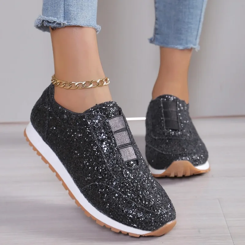 New Flats Fashion Women Sport Shoes Bling Sneakers Casual Walking Loafers Summer Designer New Running Luxury Travel Women Shoes
New Flats Fashion Women Sport Shoes Bling Sneakers Casual Walking Loafers Summer Designer New Running Luxury Travel Women Shoes