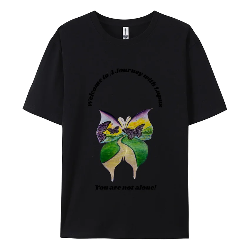 Butterfly Landscape Print Women's T-Shirt 2024 Summer Hot Sale 100% Cotton Loose Short Sleeve Casual Elegant Comfortable Top
Butterfly Landscape Print Women's T-Shirt 2024 Summer Hot Sale 100% Cotton Loose Short Sleeve Casual Elegant Comfortable Top