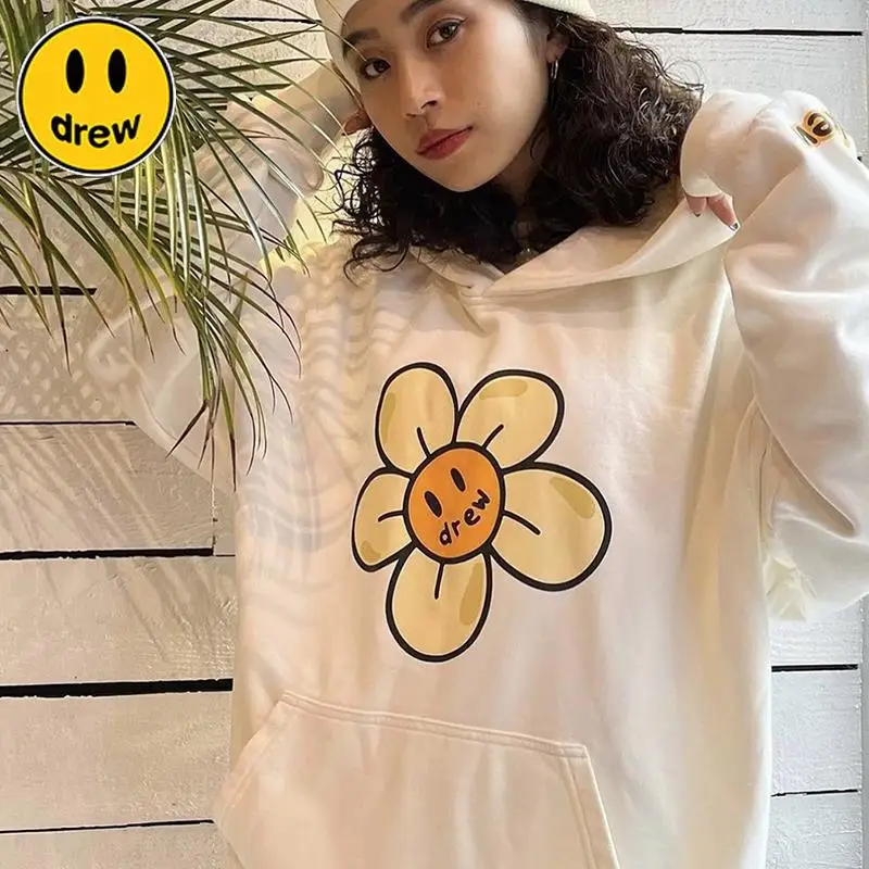 Drew House Hooded Sweatshirt Unisex Oversized Hoodie Daisy Print American Couple Style
Drew House Hooded Sweatshirt Unisex Oversized Hoodie Daisy Print American Couple Style