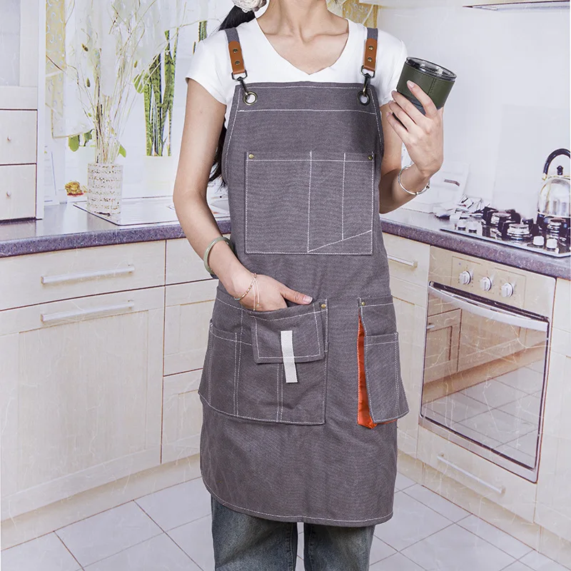 New Sleeveless Denim Canvas Work Apron Stain Resistant Stylish Barista Hairdresser Kitchen Household
New Sleeveless Denim Canvas Work Apron Stain Resistant Stylish Barista Hairdresser Kitchen Household
