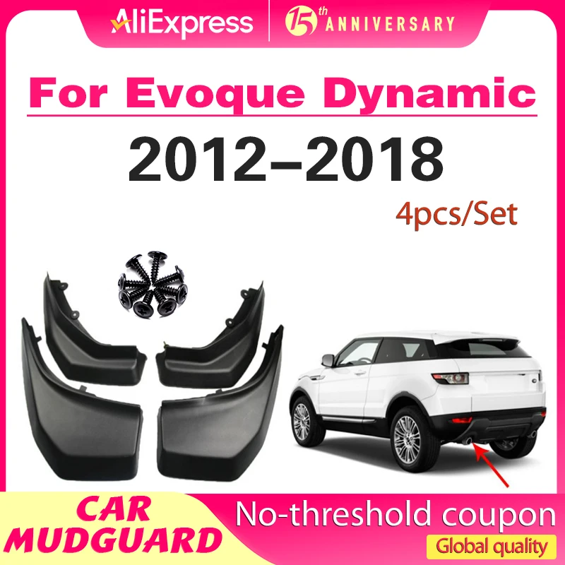 Set Mud Flaps For RANGE ROVER EVOQUE 2012 - 2018 PURE PRESTIGE Splash Guard Mudguard Front Rear Fender 2013 2014 2015 2016 2017 
Set Mud Flaps For RANGE ROVER EVOQUE 2012 - 2018 PURE PRESTIGE Splash Guard Mudguard Front Rear Fender 2013 2014 2015 2016 2017