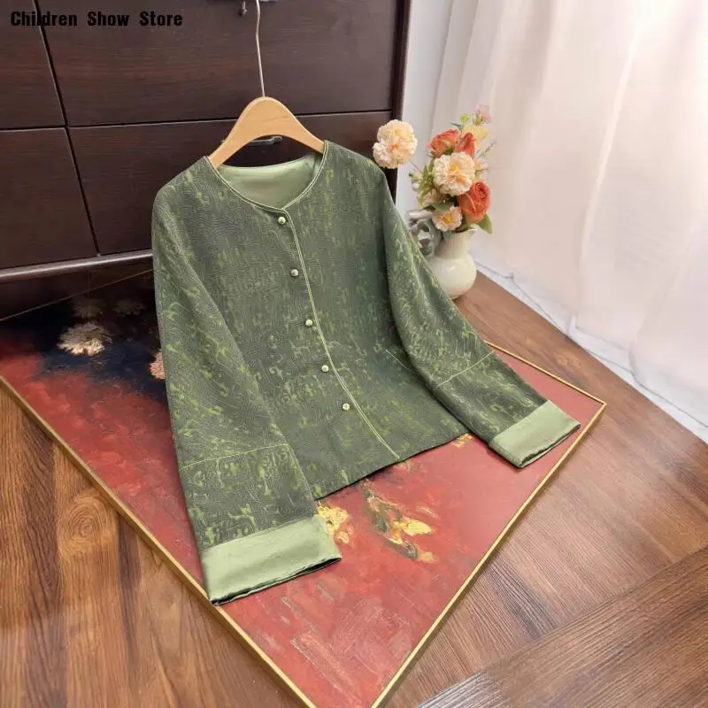 Новая весенняя коллекция 2026: Атласный топ Ханьфу в стиле Тан, женская повседневная куртка, верхняя одежда, рубашка-ципао с длинным рукавом, большие размеры до 4XL
Новая весенняя коллекция 2026: Атласный топ Ханьфу в стиле Тан, женская повседневная куртка, верхняя одежда, рубашка-ципао с длинным рукавом, большие размеры до 4XL