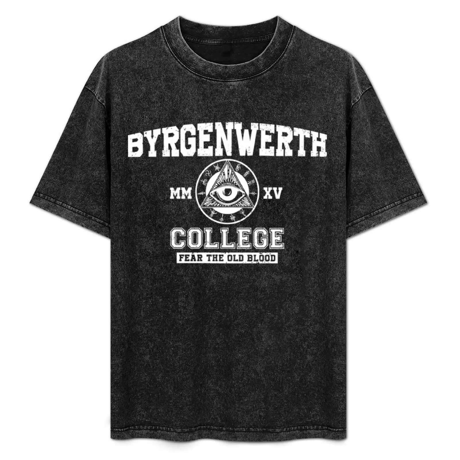 Byrgenwerth College (White Text) T-Shirt Fashion Print Casual Short Sleeve
Byrgenwerth College (White Text) T-Shirt Fashion Print Casual Short Sleeve