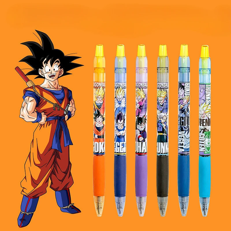 Dragon Ball joint limited edition Goku Vegeta gel pen set Trunks brush test students with press large capacity 0.5mm black pen
Dragon Ball joint limited edition Goku Vegeta gel pen set Trunks brush test students with press large capacity 0.5mm black pen