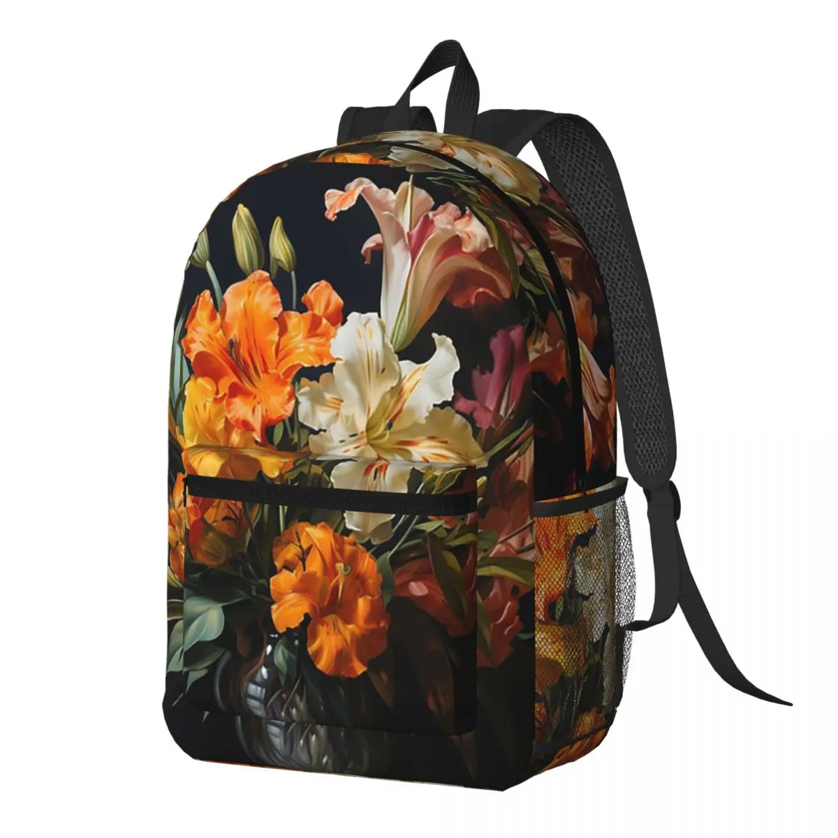 Baroque Flower Still Life Oil Painting Backpack Daypack Large Capacity Kids BookBag School Bag Shoulder Bags for Men Women
Baroque Flower Still Life Oil Painting Backpack Daypack Large Capacity Kids BookBag School Bag Shoulder Bags for Men Women