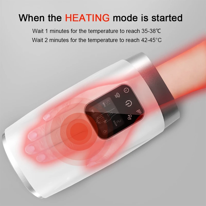 Electric Hand Massager Pain Relief Therapy Air Compression Heat Finger Hand Care
Electric Hand Massager Pain Relief Therapy Air Compression Heat Finger Hand Care