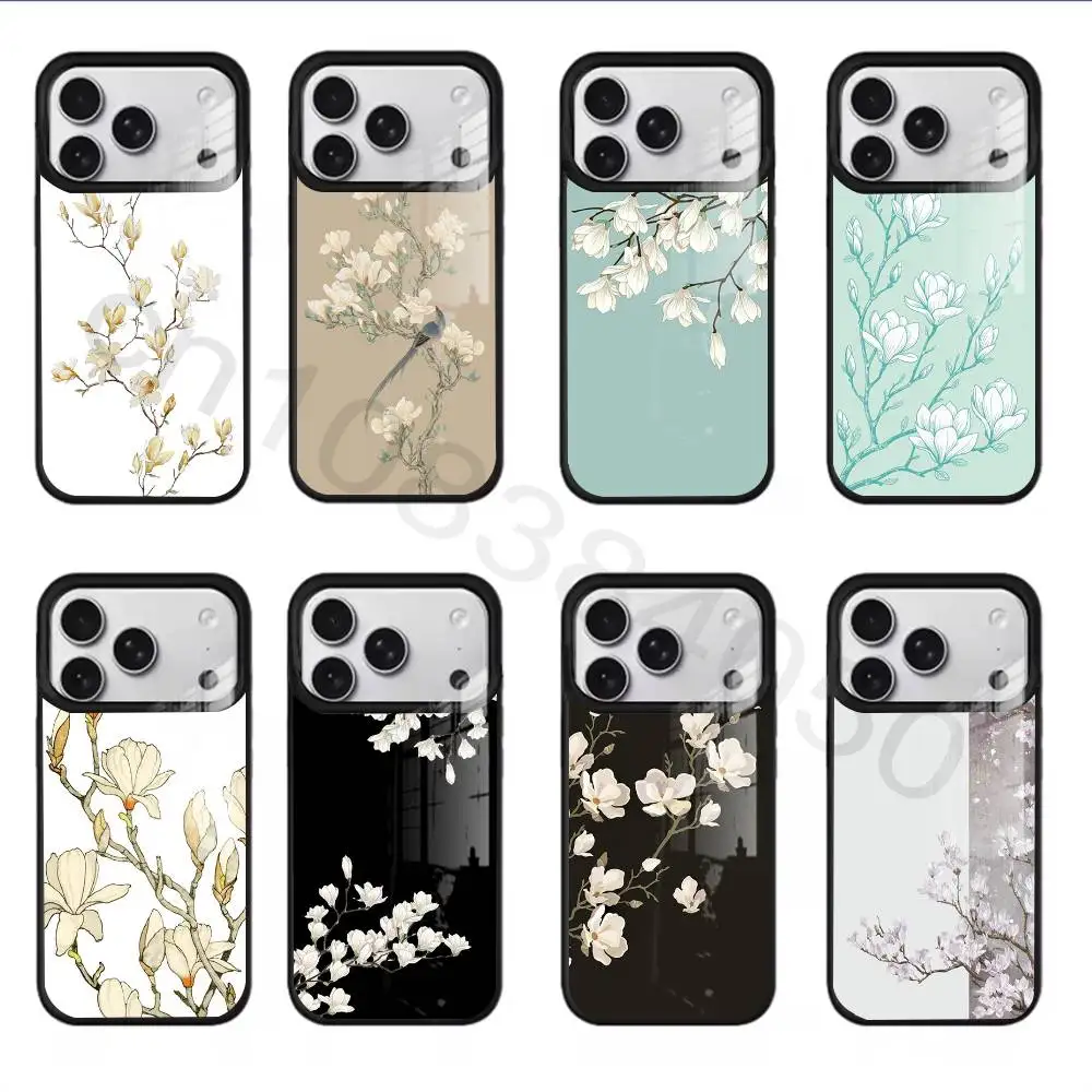 White Magnolia Phone Case For iPhone 17,16,15,14,13,12,11,Pro,Max,Plus,Mini,SE4,E For Magsafe Wireless
White Magnolia Phone Case For iPhone 17,16,15,14,13,12,11,Pro,Max,Plus,Mini,SE4,E For Magsafe Wireless