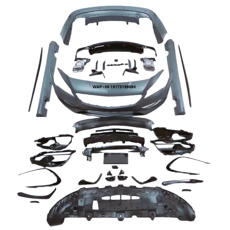 Suitable for CLA W117 Retrofit Upgrade CLA45 Rear Lip Tailpipe Grille Side Skirt Body Wrap Kit
Suitable for CLA W117 Retrofit Upgrade CLA45 Rear Lip Tailpipe Grille Side Skirt Body Wrap Kit