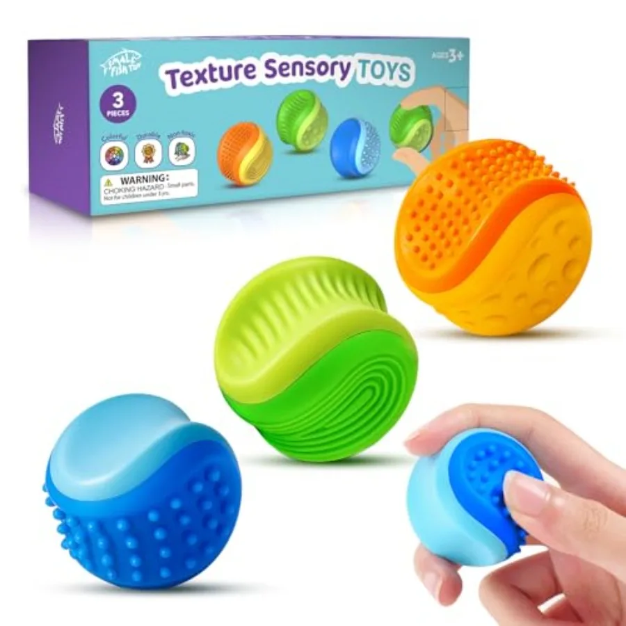 Fidget Toys Stress Ball for Adult: 3 Pack Double Sided Textured Sensory Toys for Autism Calming - Quiet Stress Fidget Ball for
Fidget Toys Stress Ball for Adult: 3 Pack Double Sided Textured Sensory Toys for Autism Calming - Quiet Stress Fidget Ball for