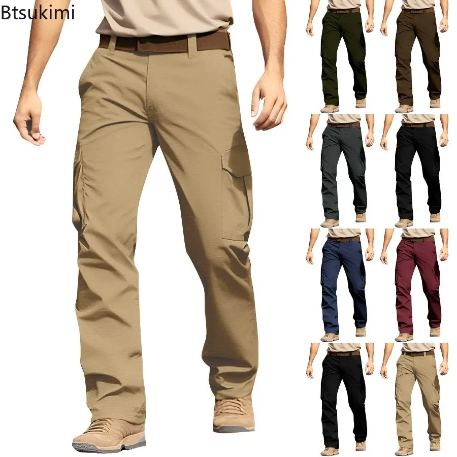Men's Zipper Button Closure Cargo Pants Solid Color Fashion Casual Pants Trousers with Pockets Quick Dry Thin Breathable Pants
Men's Zipper Button Closure Cargo Pants Solid Color Fashion Casual Pants Trousers with Pockets Quick Dry Thin Breathable Pants