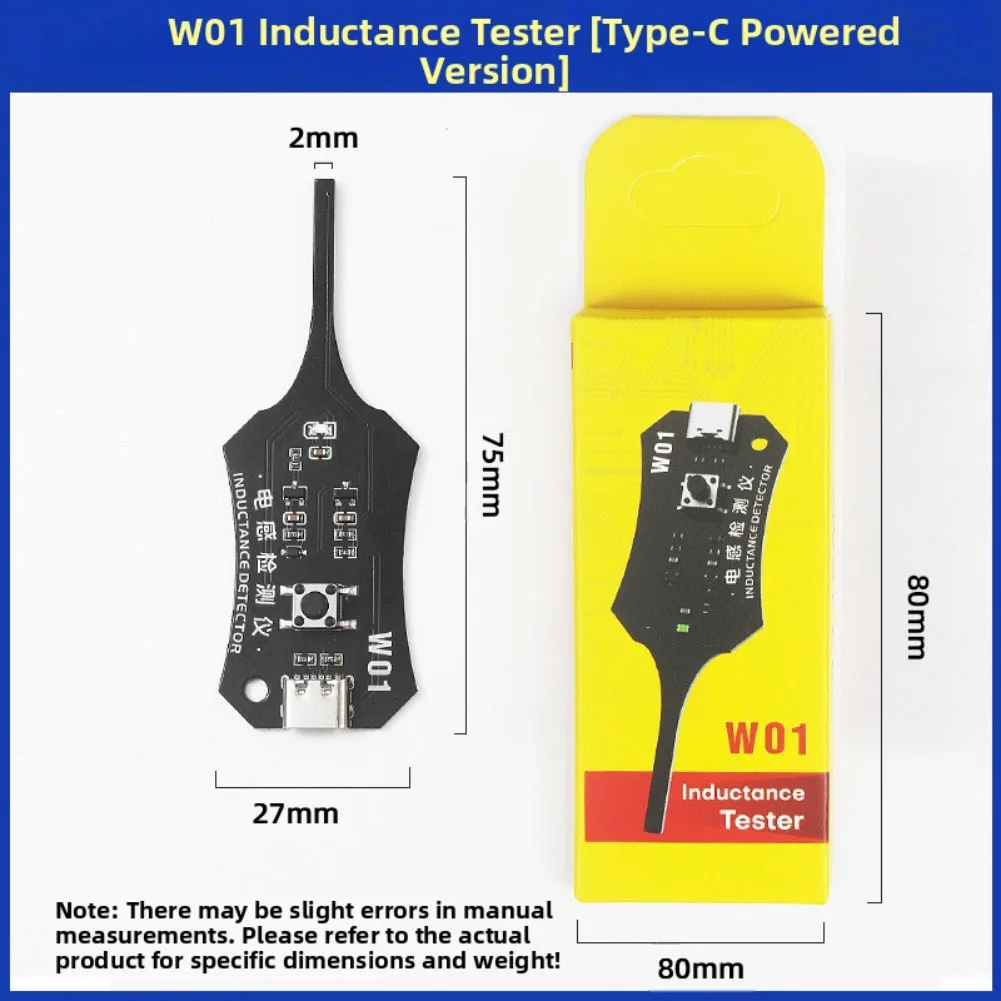 Mobile Phone Repair Inductance Tester with Quick Fault Indicator and Portable Design for Electronics Professionals
Mobile Phone Repair Inductance Tester with Quick Fault Indicator and Portable Design for Electronics Professionals