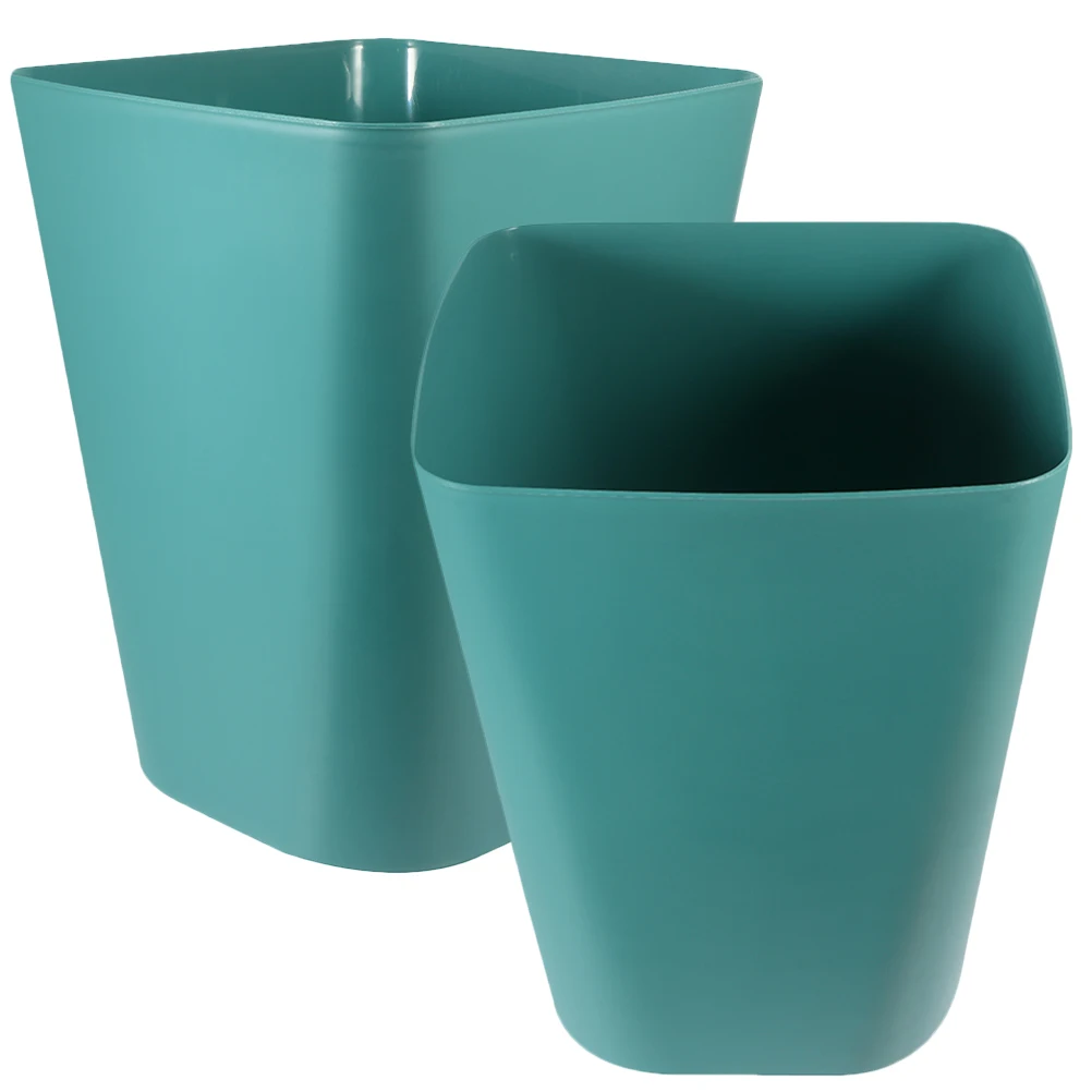 2pcs Square Trash Can Wastebasket Small Bedroom Bathroom Garbage Bin Household Restroom Easy Clean Plastic
2pcs Square Trash Can Wastebasket Small Bedroom Bathroom Garbage Bin Household Restroom Easy Clean Plastic