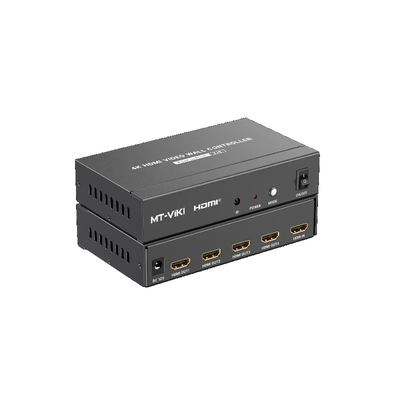 4K 60Hz HDMI Splitter 1 in 4 Out, 4K HDMI Splitter 1x4 for 4 TV Monitors, 4 Port hdmi Splitter 2x2 with Power Adapter
4K 60Hz HDMI Splitter 1 in 4 Out, 4K HDMI Splitter 1x4 for 4 TV Monitors, 4 Port hdmi Splitter 2x2 with Power Adapter