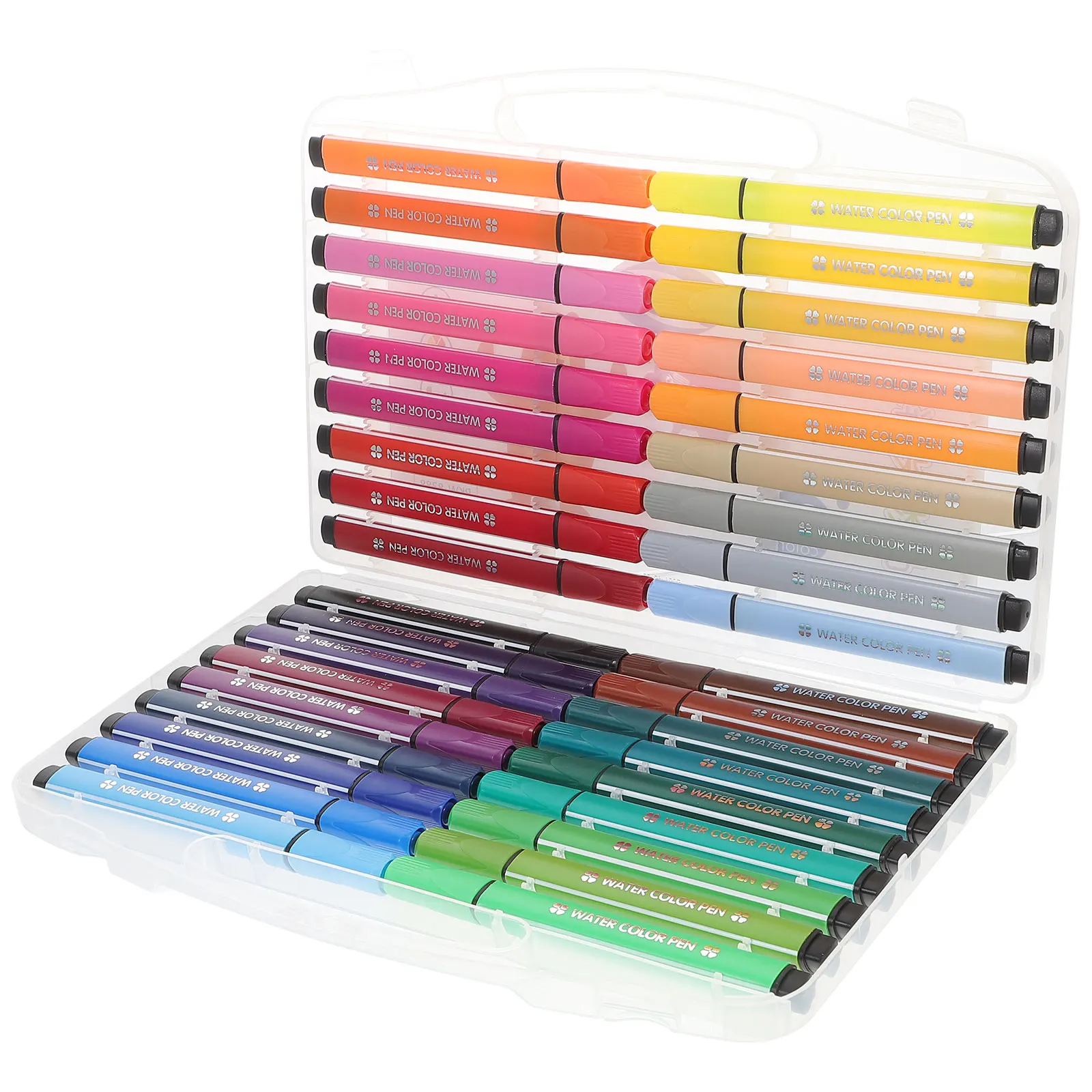 1 Box Watercolor Pens Household Art Markers Portable Drawing Pens Professional Coloring Markers Student Art Supplies Plastic
1 Box Watercolor Pens Household Art Markers Portable Drawing Pens Professional Coloring Markers Student Art Supplies Plastic