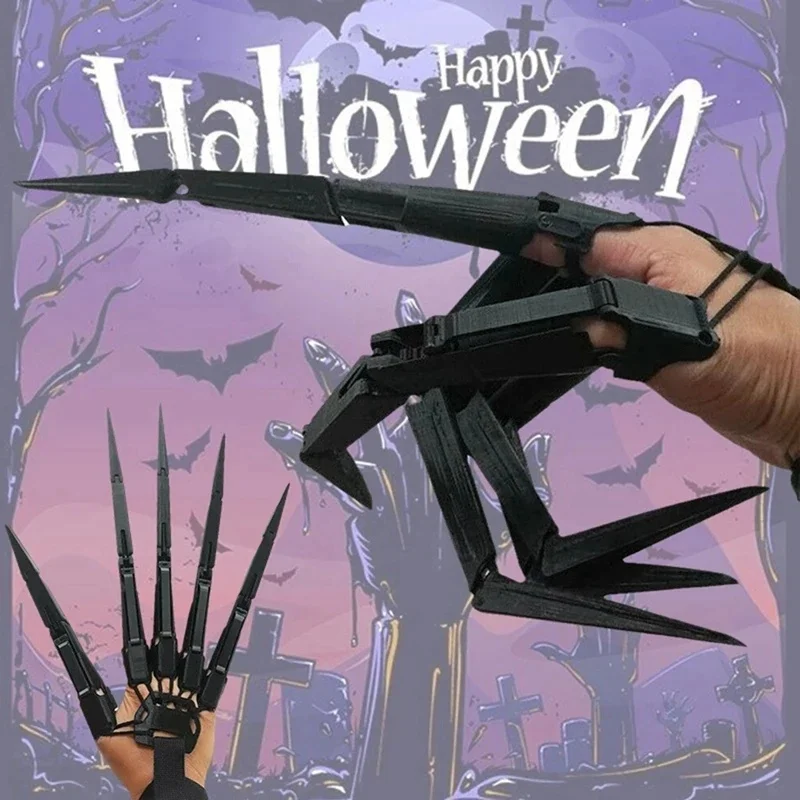Horror Ghost Claw Halloween Prop Party Decor Articulated Fingers Scary Fake Fingers Skeleton Hand Cosplay Finger Glove Realistic
Horror Ghost Claw Halloween Prop Party Decor Articulated Fingers Scary Fake Fingers Skeleton Hand Cosplay Finger Glove Realistic