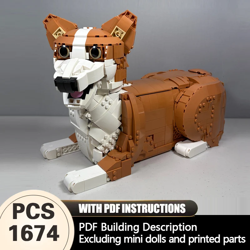 Creators Animal Series Model MOC Building Bricks Corgi Dog Modular Technology Gifts Holiday Assemble Children Toys Suit
Creators Animal Series Model MOC Building Bricks Corgi Dog Modular Technology Gifts Holiday Assemble Children Toys Suit