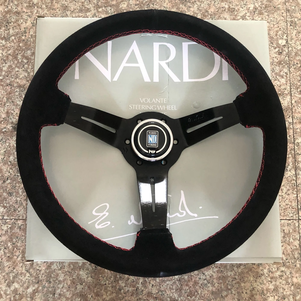 14Inch Drift Universal Nardi Racing Steering Wheel Car Suede Leather JDM Steering Wheel Volantes For VW HONDA TOYOTA BMW Nissan
14Inch Drift Universal Nardi Racing Steering Wheel Car Suede Leather JDM Steering Wheel Volantes For VW HONDA TOYOTA BMW Nissan