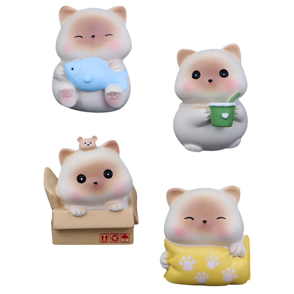 4 Pcs Cat naments Decorative Craft Desk Unique Cat Decor Table Shelf Bookshelf Dining Home Layout Adornment
4 Pcs Cat naments Decorative Craft Desk Unique Cat Decor Table Shelf Bookshelf Dining Home Layout Adornment