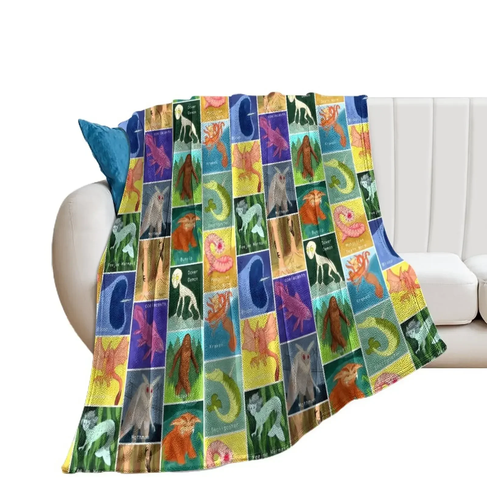 Creepy Cute Cryptids Throw Blanket Picnic Bed linens For Decorative Sofa Blankets
Creepy Cute Cryptids Throw Blanket Picnic Bed linens For Decorative Sofa Blankets
