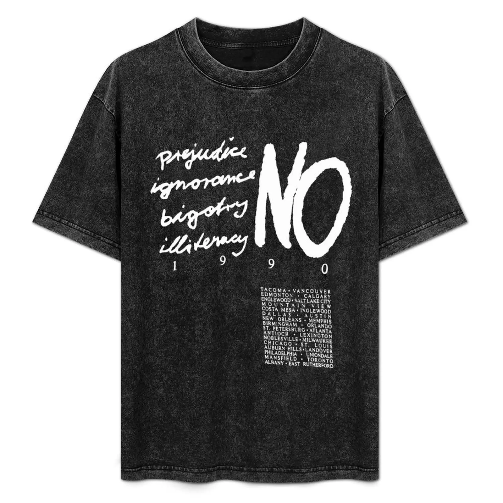 1990 RARE Janet Jackson - Double Sided Rhythm Nation World Tour 1990 - No Prejudice Ignorance Vintage Concert T-Shirt
1990 RARE Janet Jackson - Double Sided Rhythm Nation World Tour 1990 - No Prejudice Ignorance Vintage Concert T-Shirt