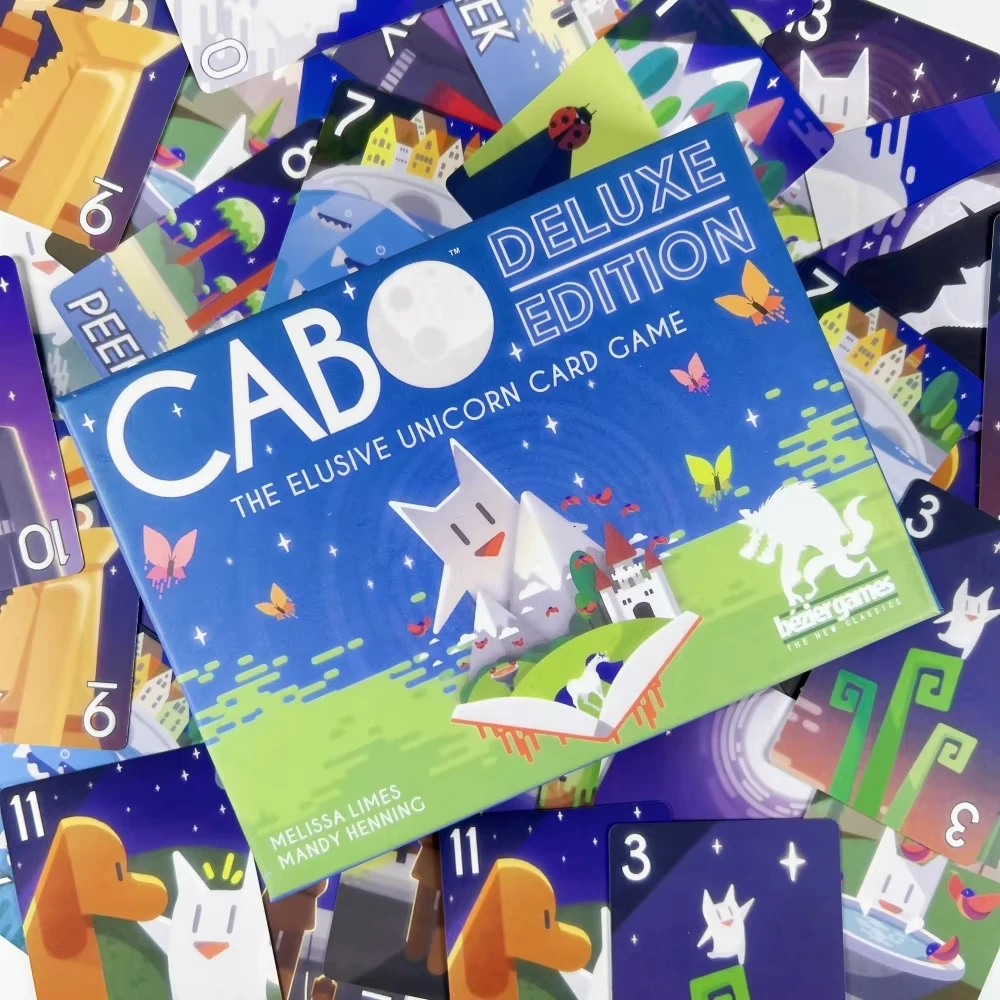2 Styles CABO English Luxury Edition Board Game Card 2-4 Kabo Adult and Children's Gathering Board Game Holiday Party Gifts
2 Styles CABO English Luxury Edition Board Game Card 2-4 Kabo Adult and Children's Gathering Board Game Holiday Party Gifts