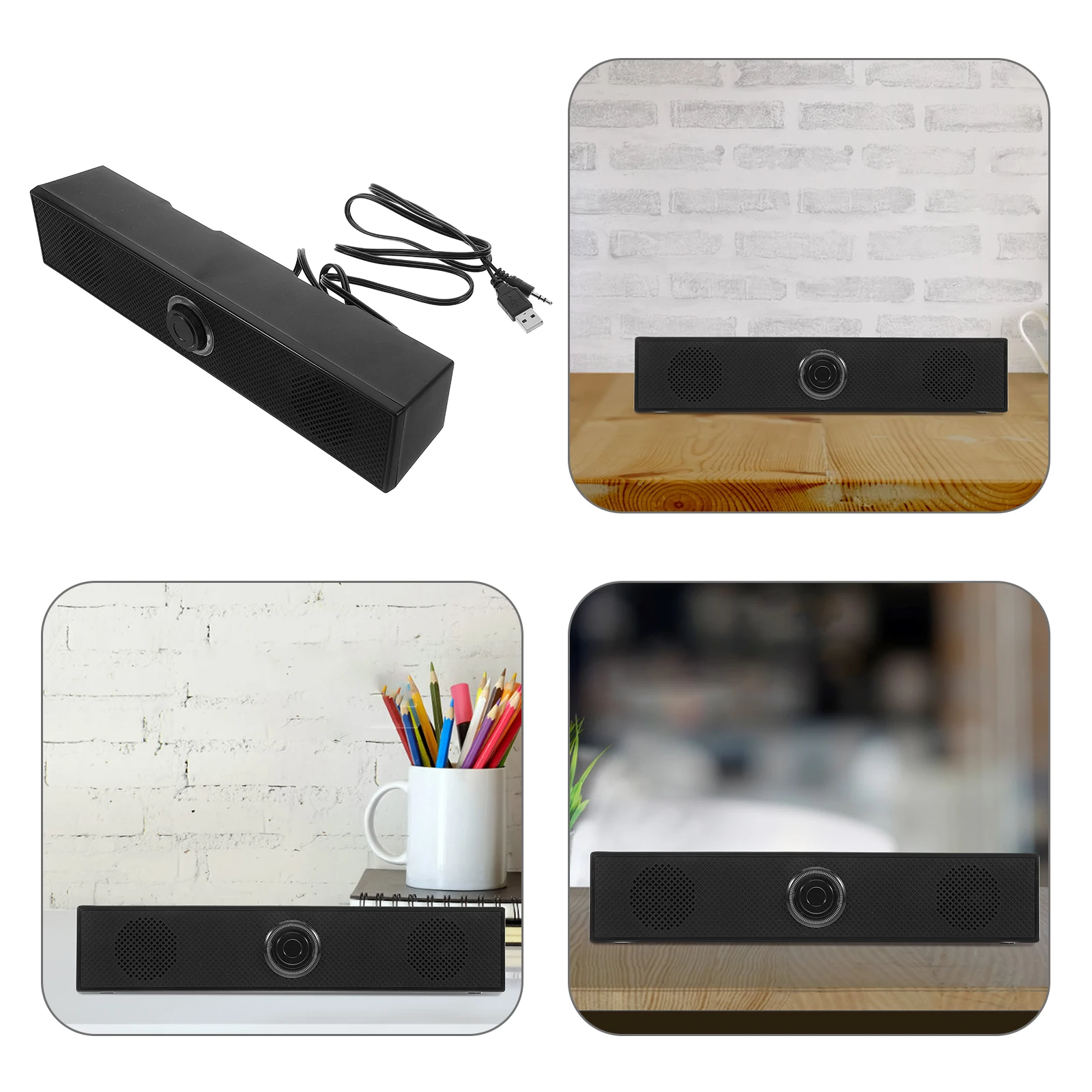 2.1 Channel Desktop Soundbar With Built-In Subwoofer High Volume Audio For Gaming Computer Monitor Laptop Pc Speakers Compact
2.1 Channel Desktop Soundbar With Built-In Subwoofer High Volume Audio For Gaming Computer Monitor Laptop Pc Speakers Compact