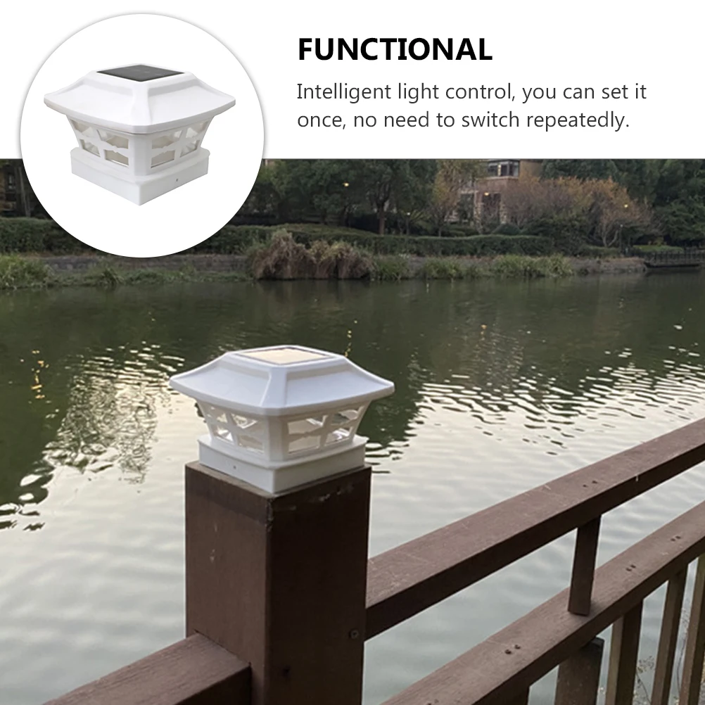 Solar Post Lamp LED Fence Light Waterproof Outdoor Pillar Lighting Tool Garden Plastic Courtyard Decorative
Solar Post Lamp LED Fence Light Waterproof Outdoor Pillar Lighting Tool Garden Plastic Courtyard Decorative