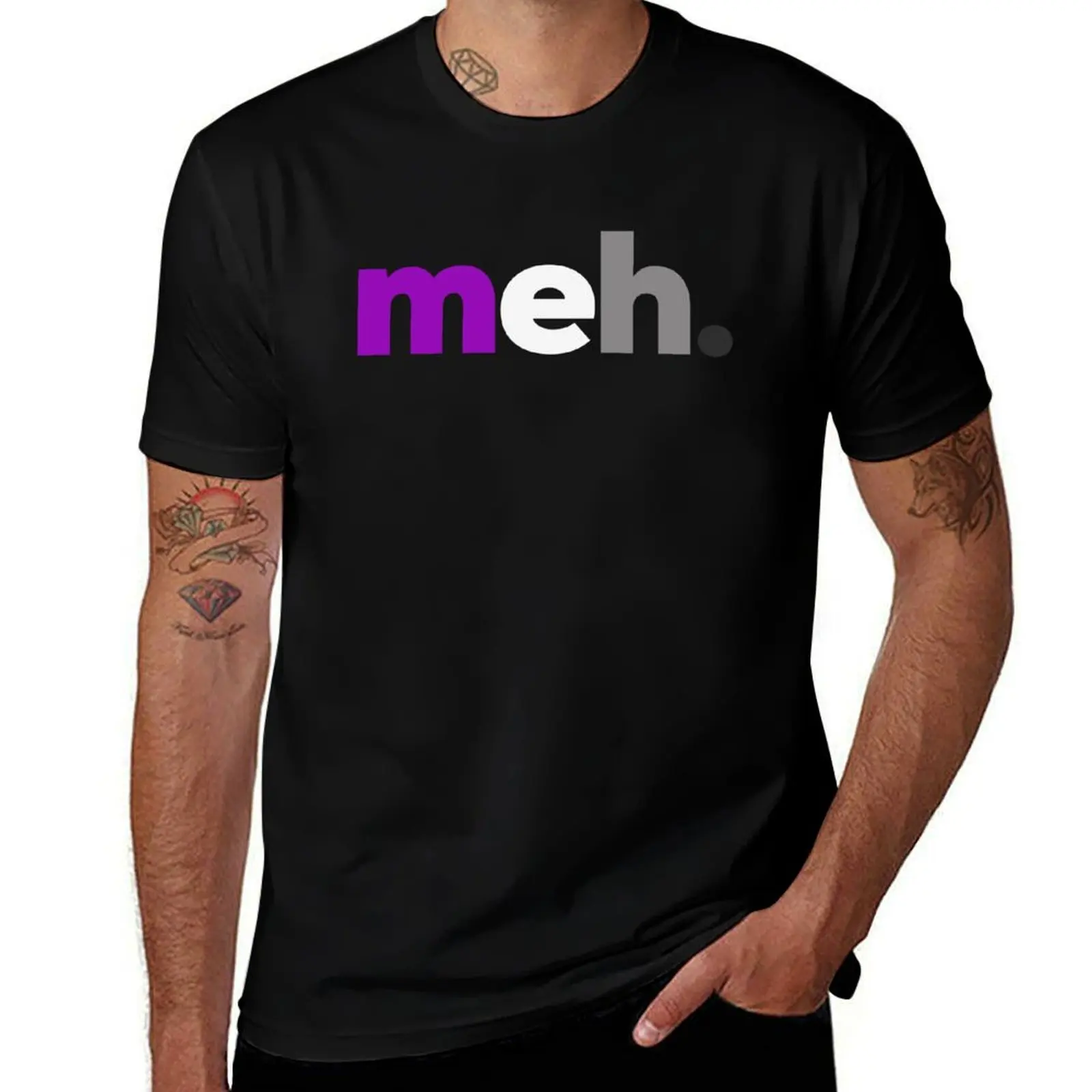 Meh. Asexual Pride T-Shirt cotton t shirts man 100% t shirt man luxury anime tshirt T-shirt
Meh. Asexual Pride T-Shirt cotton t shirts man 100% t shirt man luxury anime tshirt T-shirt